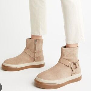 Free People Tan Ankle Boots